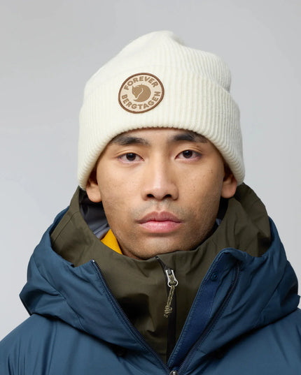Fjallraven Bergtagen Wool Beanie in Classic Black