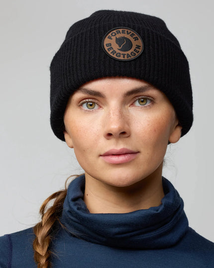 Fjallraven Bergtagen Uld Beanie i Chalk White