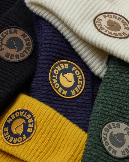Fjallraven Bergtagen Wool Beanie in Dark Navy Blue