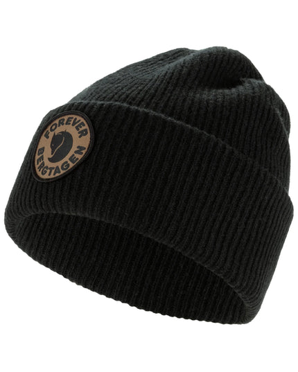 Fjallraven Bergtagen Wool Beanie in Classic Black
