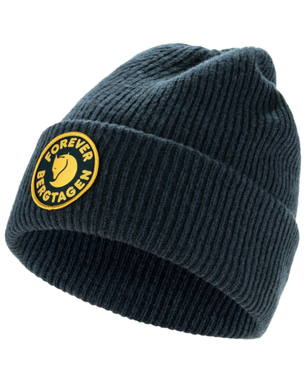 Fjallraven Bergtagen Wool Beanie in Dark Navy Blue