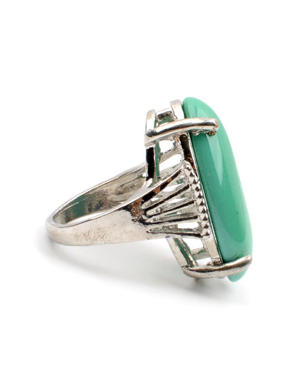 Anillo Boho Verde para un Look Natural