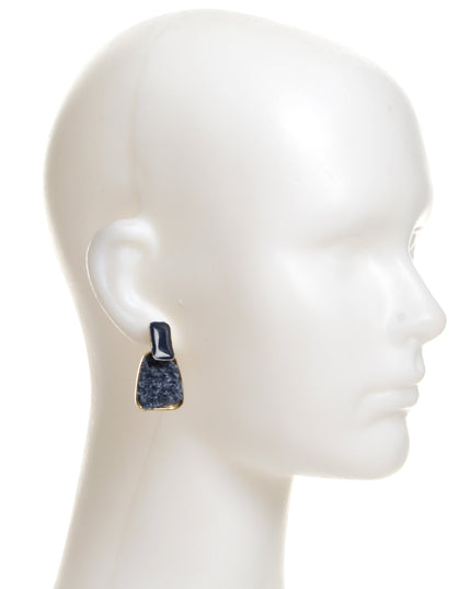 Blue Fluffy Earrings for Christmas