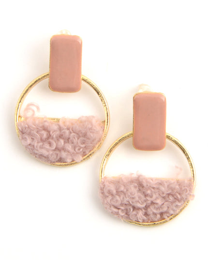 Powder Puffed Earrings - Cute Holiday Accessory
