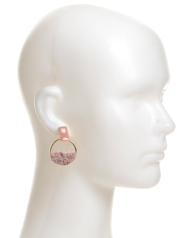 Powder Puffed Earrings - Cute Holiday Accessory