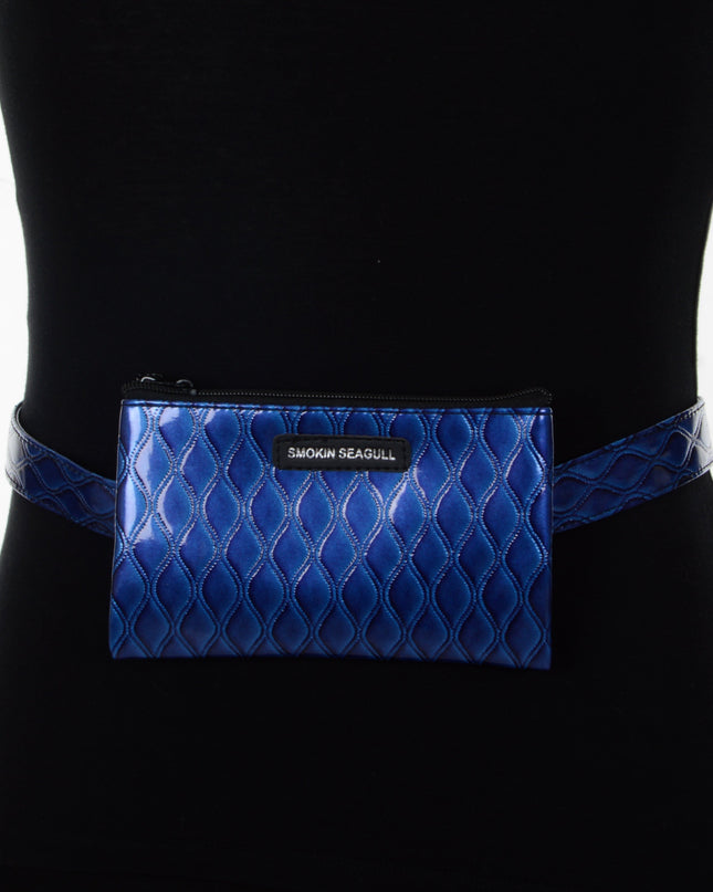 Blue Quilted Belt Bag | Outlet Accessories for Kids and Adults