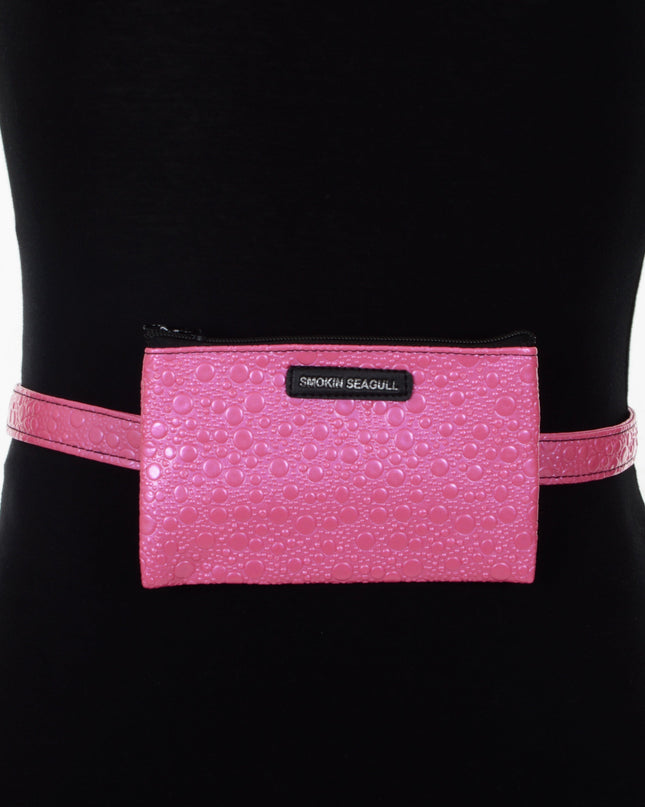 Stilfuld Pink Bubble Bæltepose til Alle