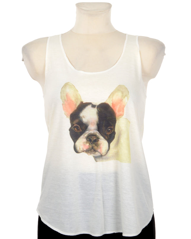French Bulldog Graphic Sleeveless Top for Men and Women