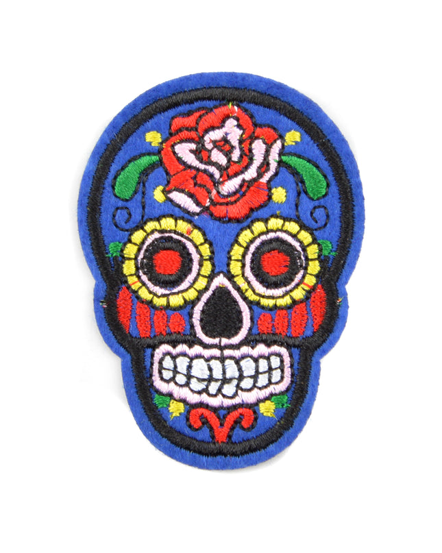 Parche Calavera V - Accesorio único de Halloween