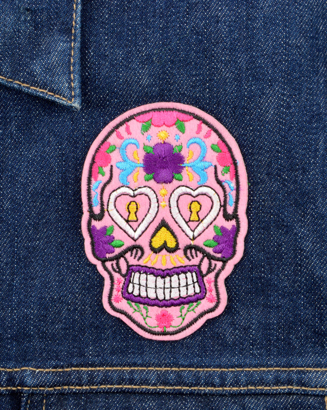 Skull Candy Halloween Costume Patch
