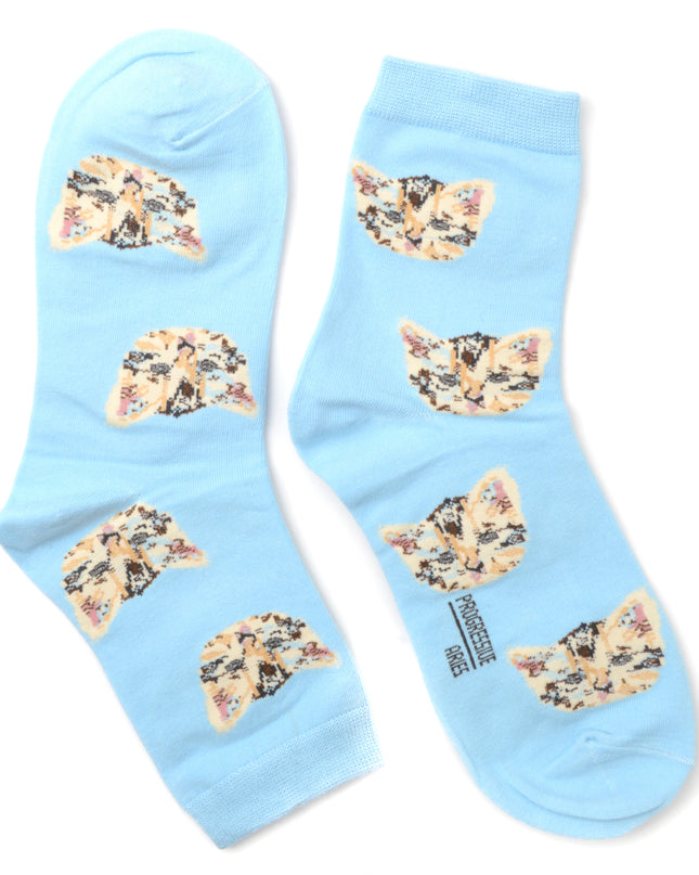 Cat Socks - Blue Fun