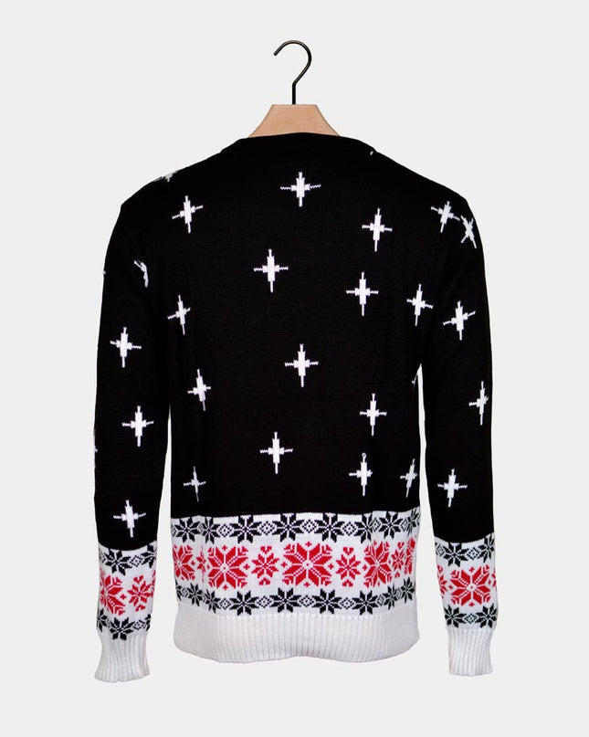 Christmas Sweater for Couples Santa Unloading Gifts