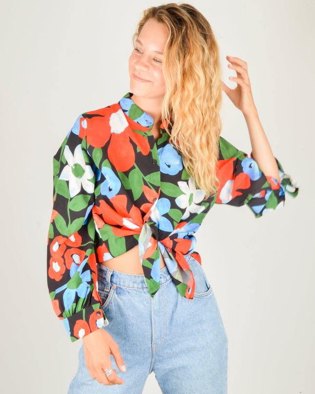 Blusa Still Life Negra para Todas las Edades