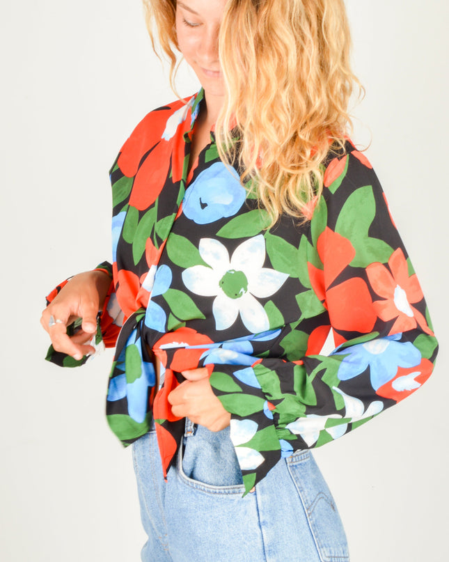 Blusa Still Life Negra para Todas las Edades