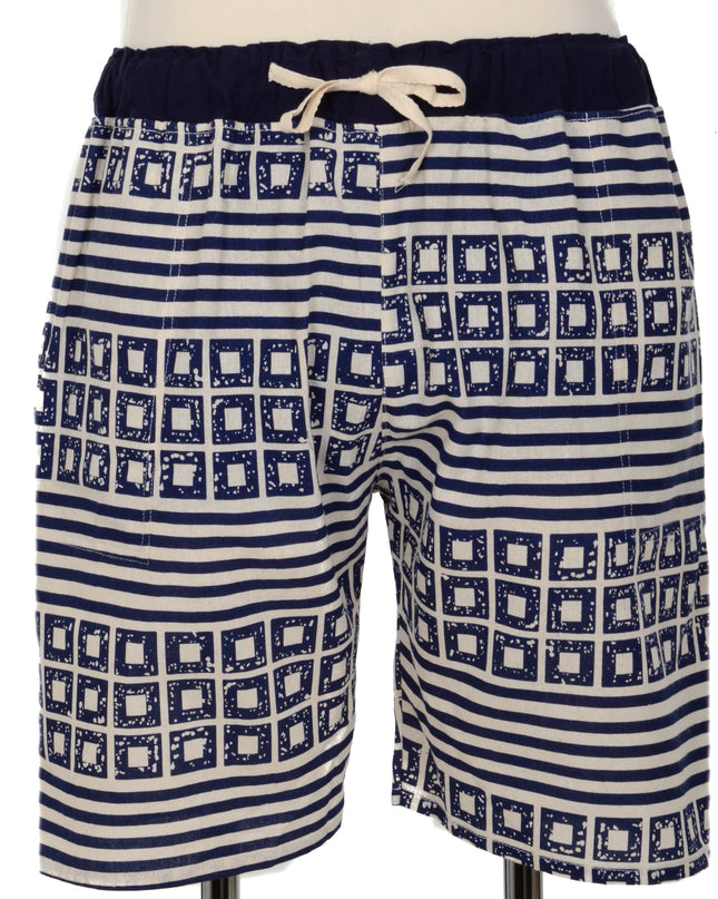 Estilo I pantalones cortos a rayas