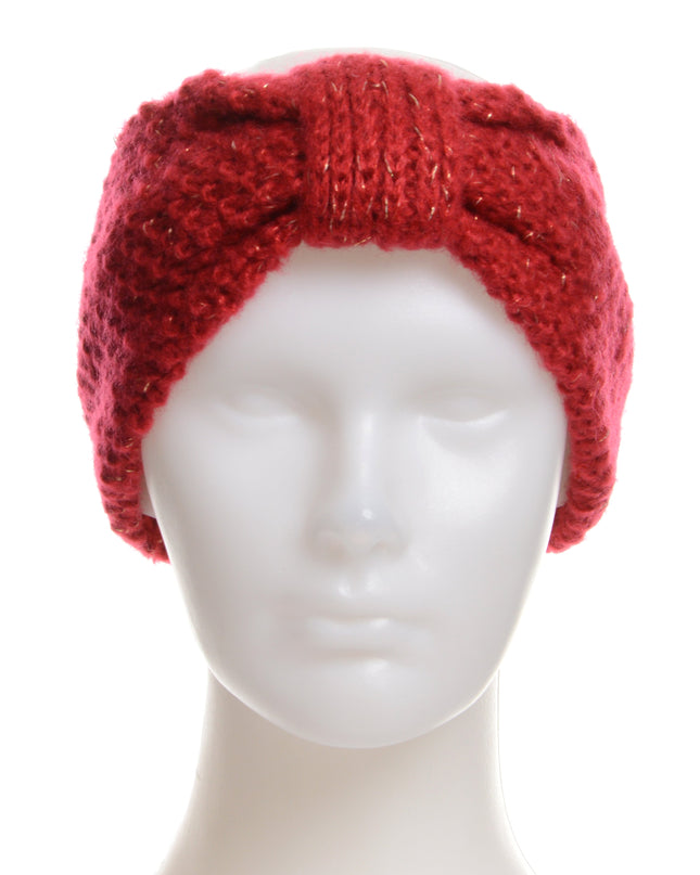 Red Knitted Headband | Valentine's & Christmas
