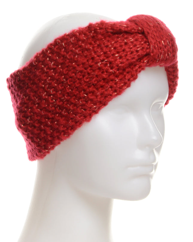 Red Knitted Headband | Valentine's & Christmas