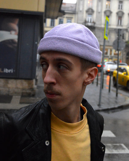 Lilla Strikket Docker Cap til juletilbehør