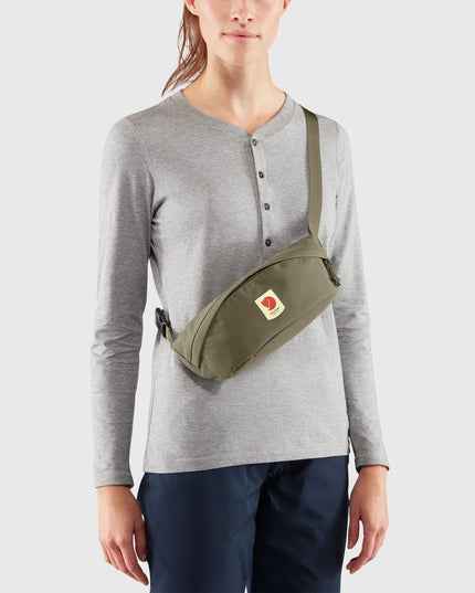 Fjallraven Ulvö Riñonera Mediana - Rojo dorado | Handle: fjallraven-ulvo-hip-pack-medium-red-gold