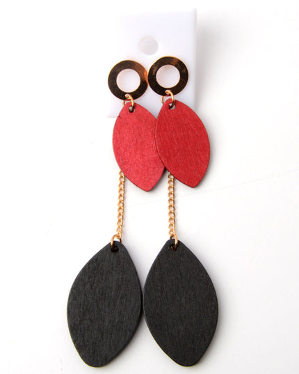 Leaf Wooden Earrings I