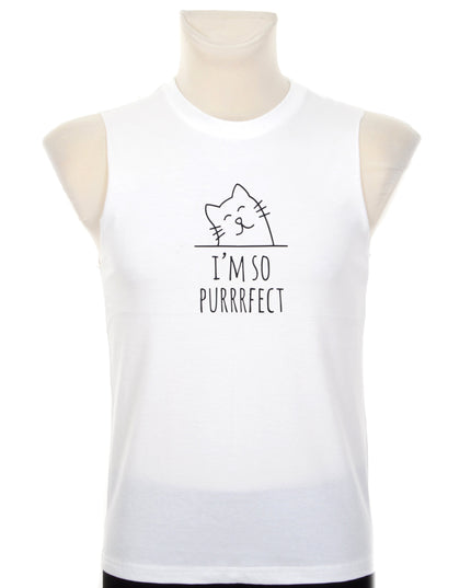 Tank Top - Purrrfect Cat Design for Men and Women