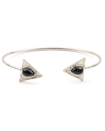 Black Triangle Stone Bracelet