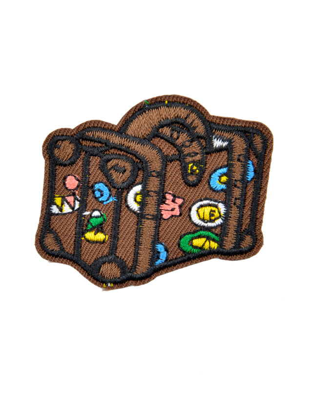 Brown Suitcase Patch | Travel Accessory