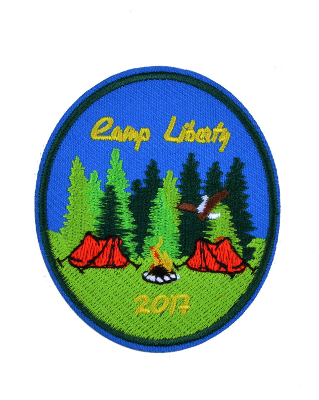Camping Iron-On Patch