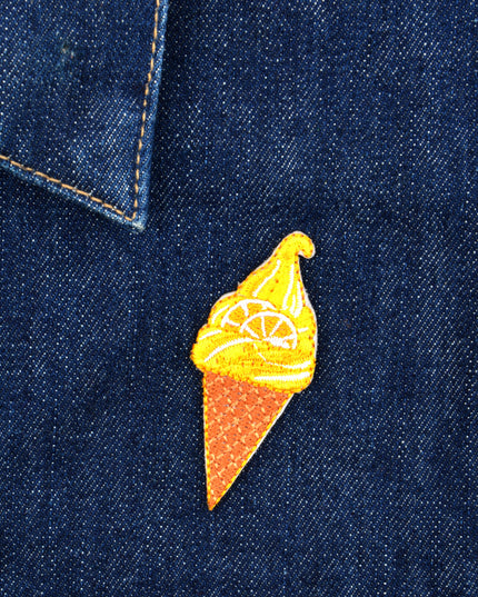 Parche de helado de limón
