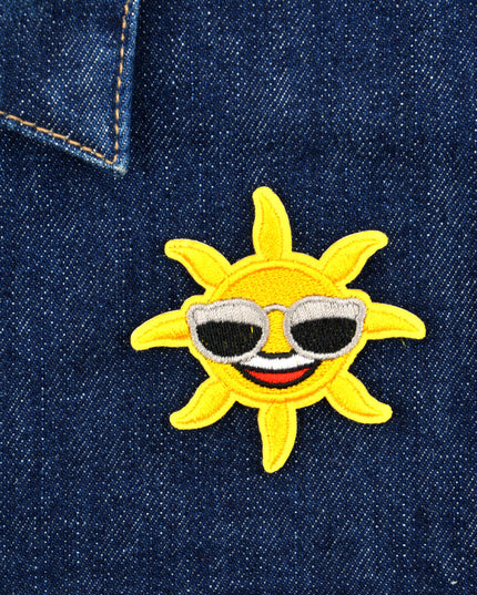 Felvarró - Afslappet Sol Afslappet Broderi Patch