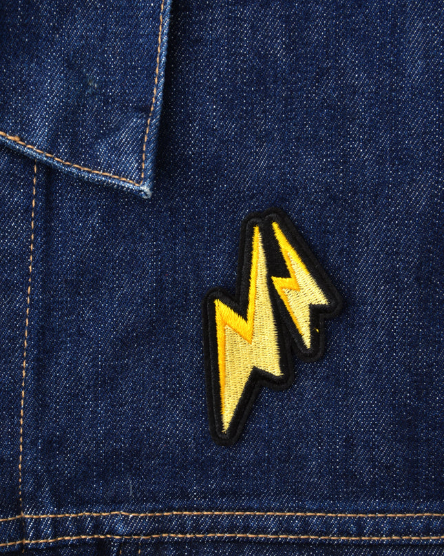 Iron-On Patch - Double Lightning