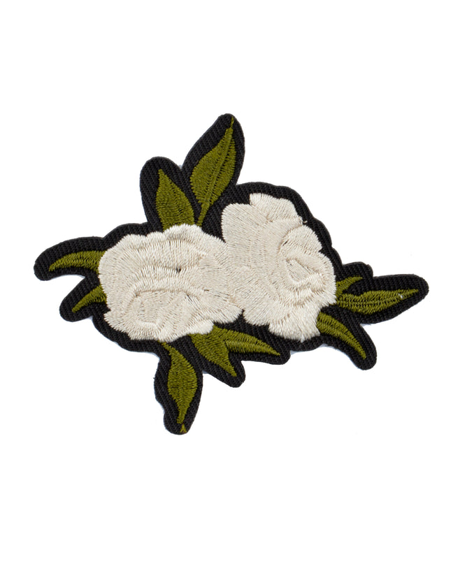 Double White Rose Patch for Easter