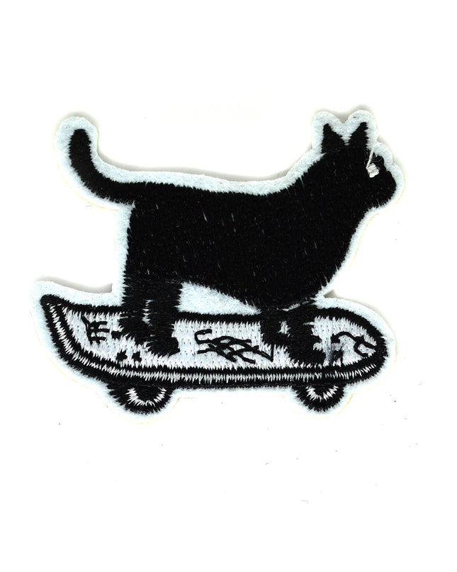 Skateboarding Cat Patch