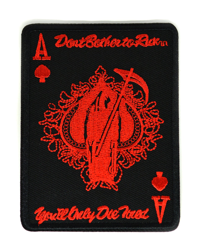 Card Halloween Costume Patch