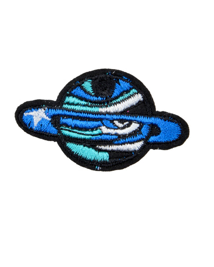 Felvarró - Blå Planet Jord Broderi Patch