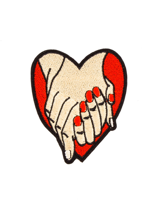 Hand in Hand Patch - Sød Valentinsdag Gaveidé