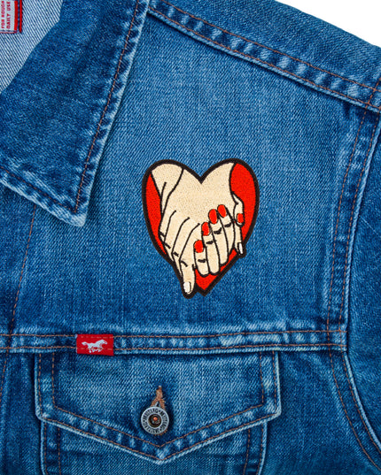 Hand in Hand Patch - Sød Valentinsdag Gaveidé