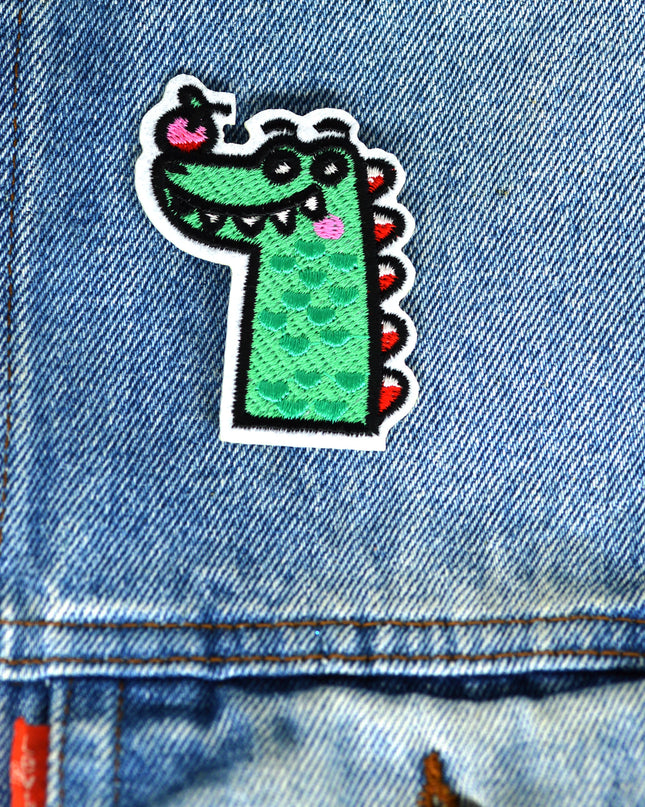 Crocodile with Apple Patch