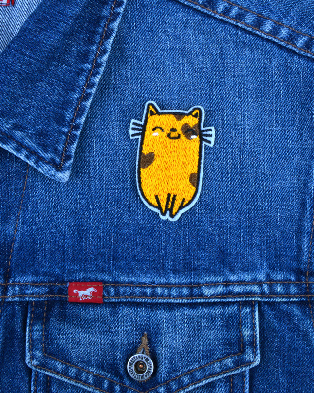 Smiling Chubby Cat Patch