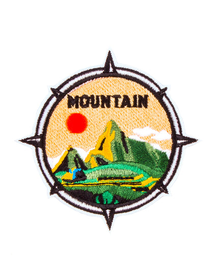Mountain Iron-On Patch