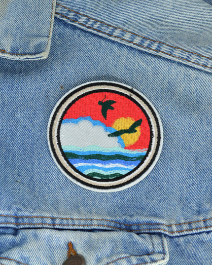 Sunset Patch - Smuk Natur-inspireret Dekoration