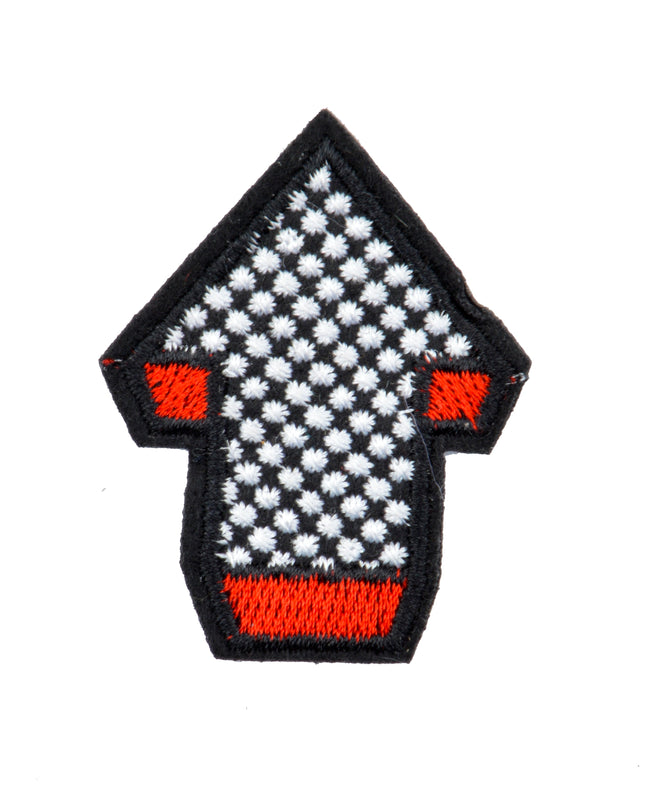 White Arrow Patch - Stylish Accessory