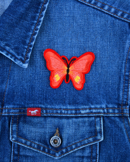 Orange Butterfly Patch