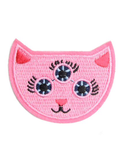 Parche Gato Rosa – Accesorio Bonito de Halloween para Disfraces | Disfraz