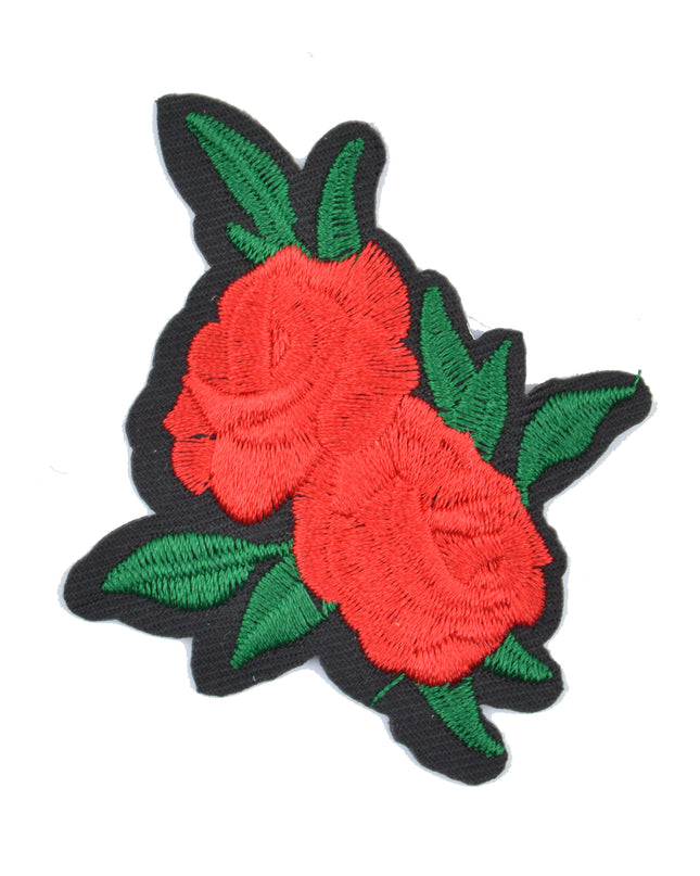 Double Red Rose Patch