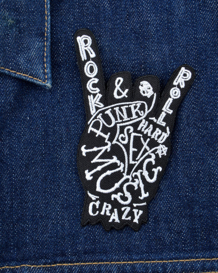 Rock Punk Musik Jern-Patch