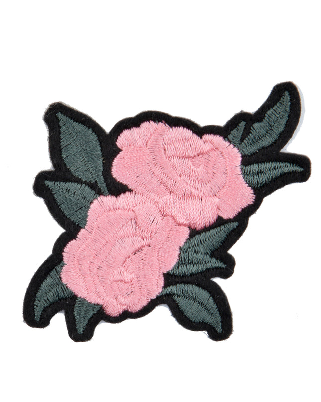 Double Pink Rose Patch