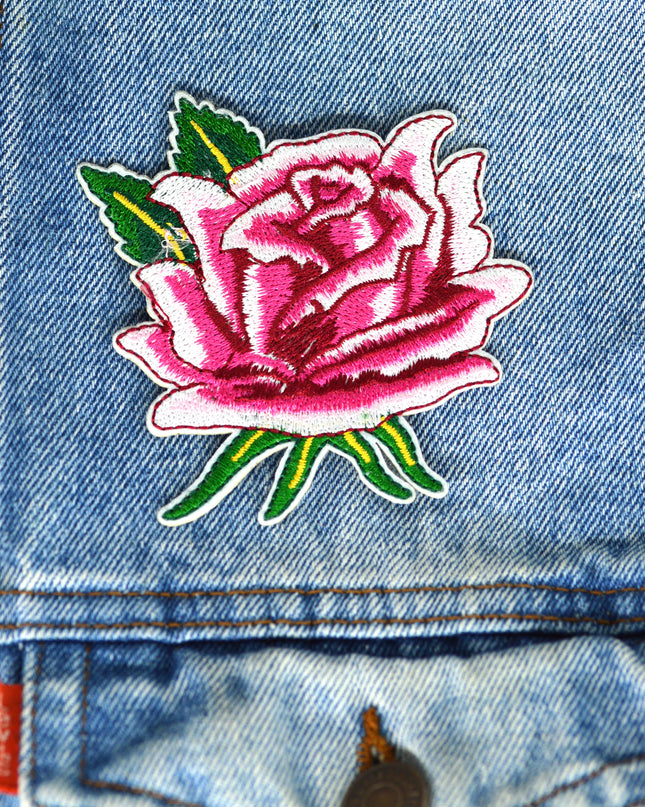 Pink Rosebud Easter Patch
