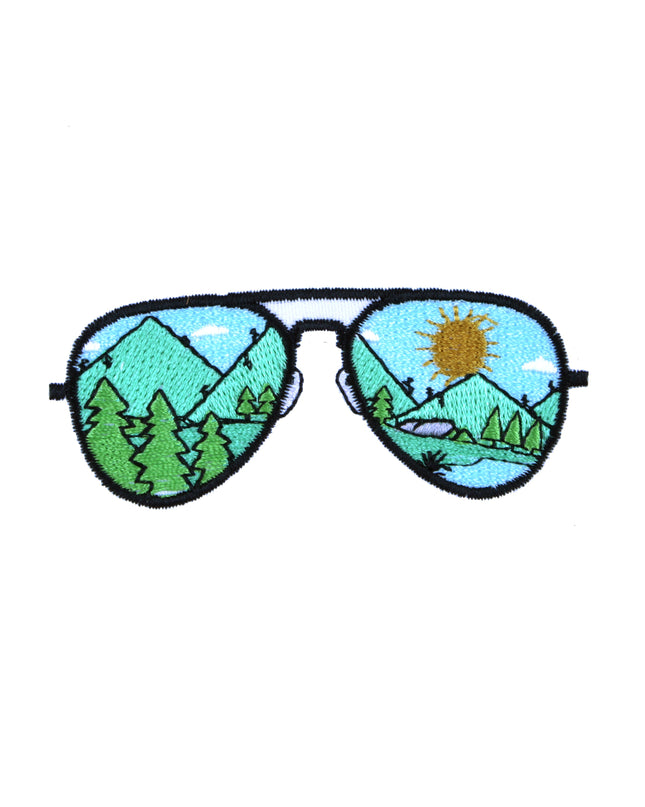 Iron-On Patch - Landscape Glasses
