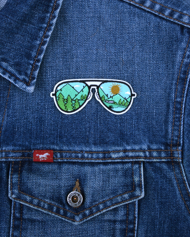 Iron-On Patch - Landscape Glasses
